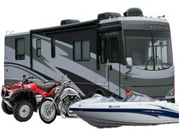 Boats, RV, campers, UTV, ATV, jet ski, motorcycle insurance